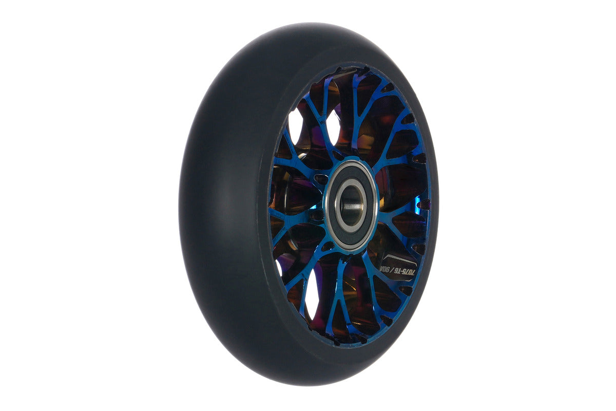 Roue Black Pearl Venom V2 115 12 Std Simple Bleu Chrome