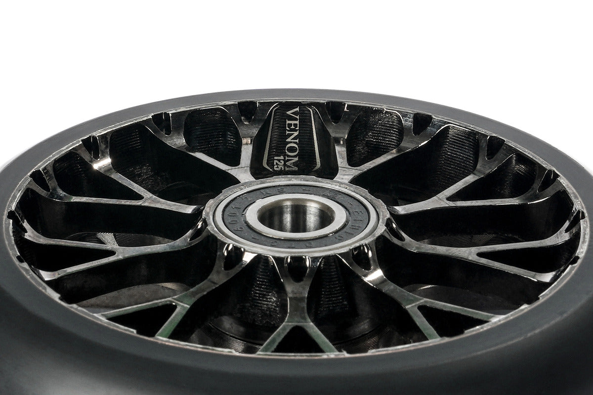 Roue Black Pearl Venom V2 125 12 Std Simple Noir Chrome