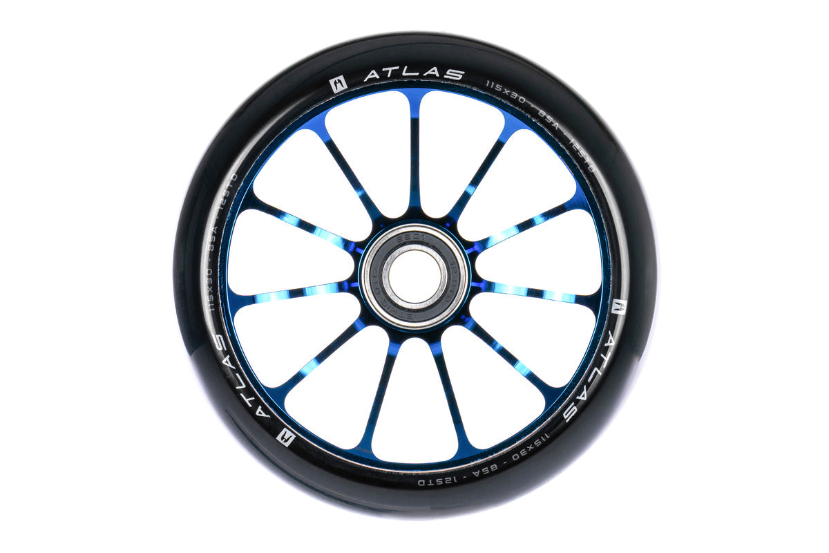 Roue Ethic Dtc Atlas 115 12 Std Bleu Chrome