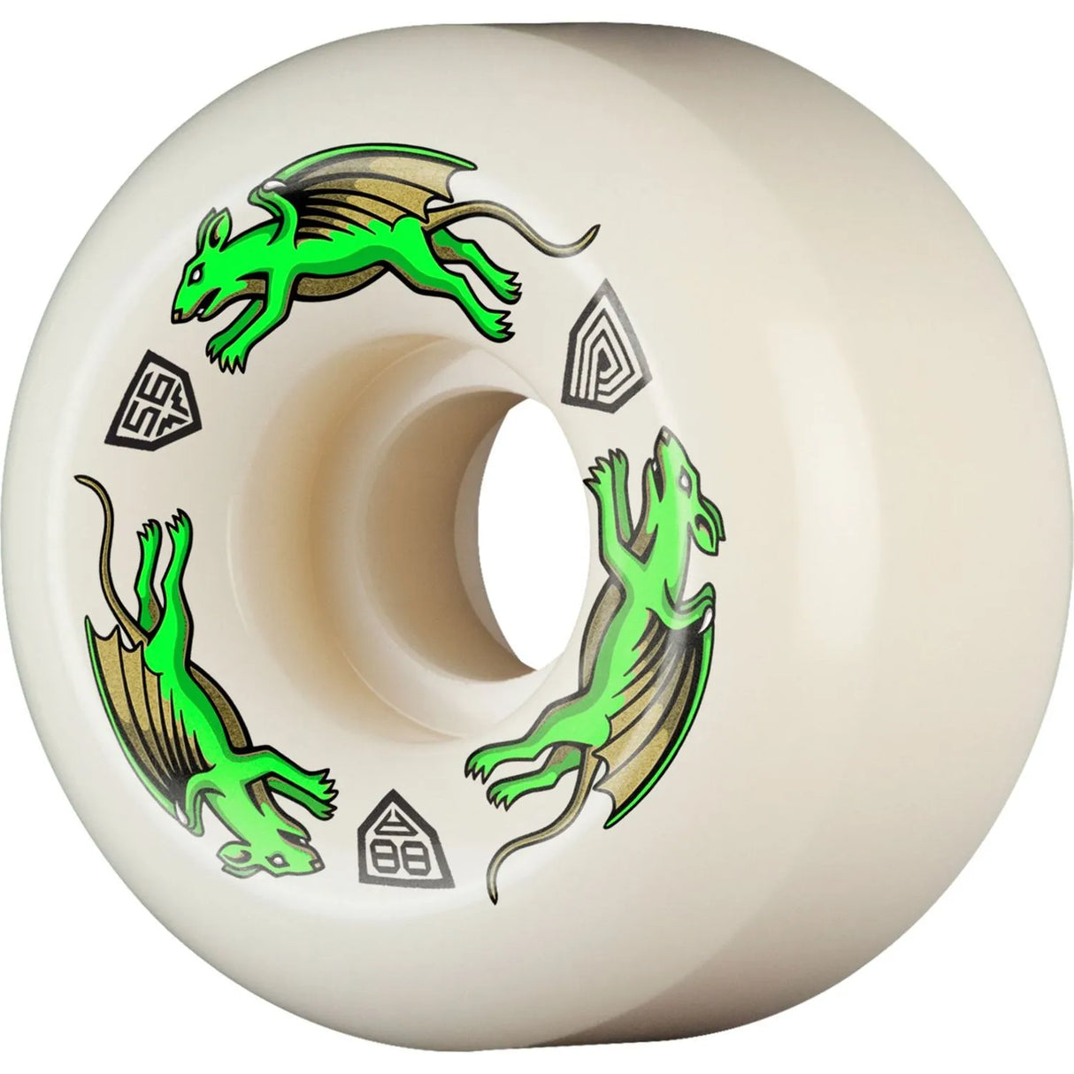 Powell Peralta Dragon Formula Nano Rat Av6 - Roues Skateboard 56Mm 88A Green