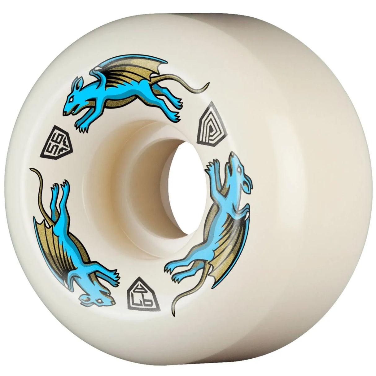 Powell Peralta Dragon Formula Nano Rat Av6 - Roues Skateboard 56Mm 97A Blue