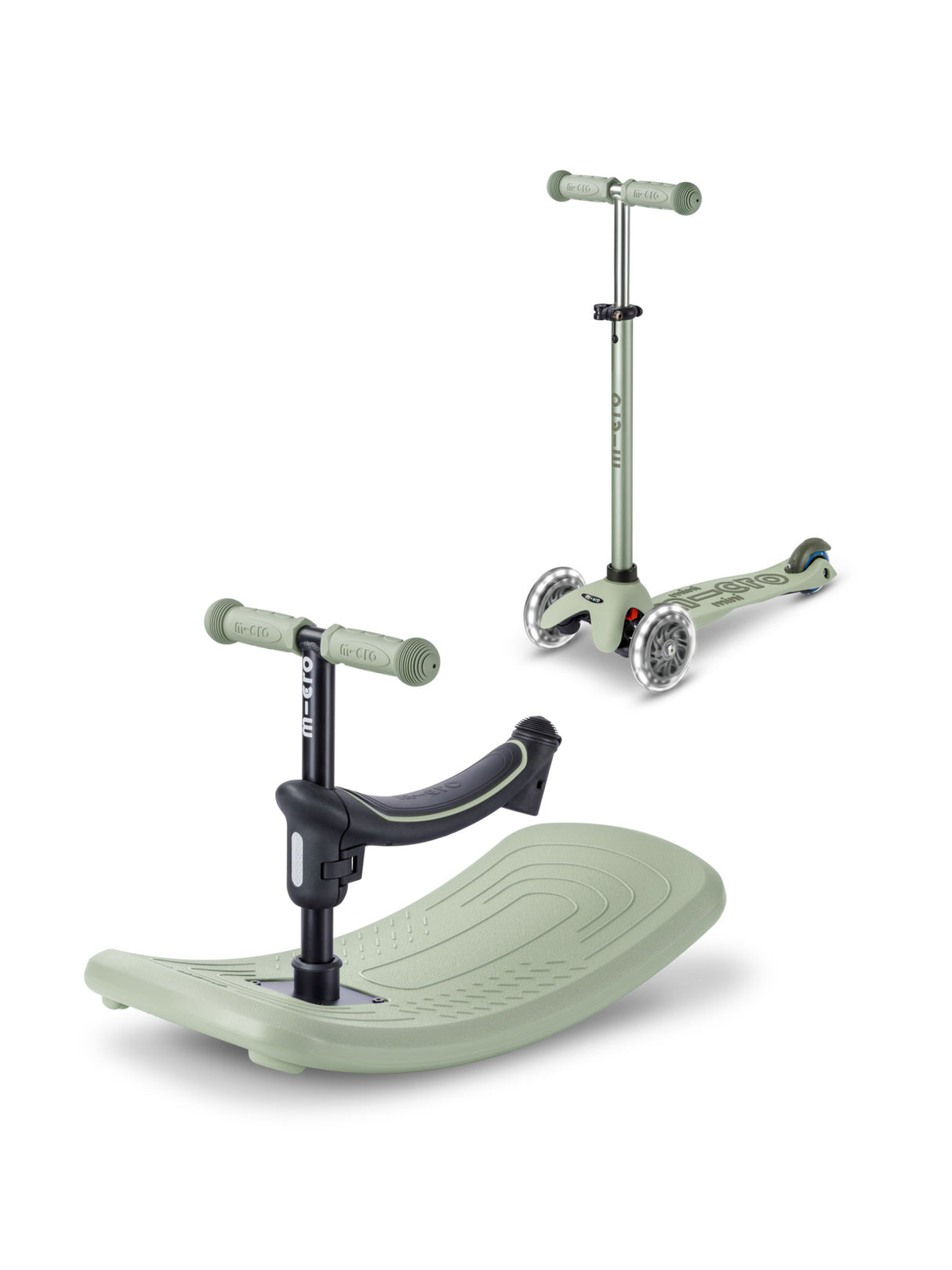 Mini Micro Deluxe Rock & Go Led - Vert Sauge