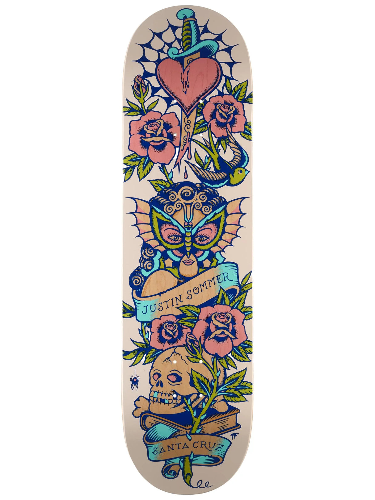 Santa Cruz Justin Sommer Tattooed - Deck 8.25" × 31.8"