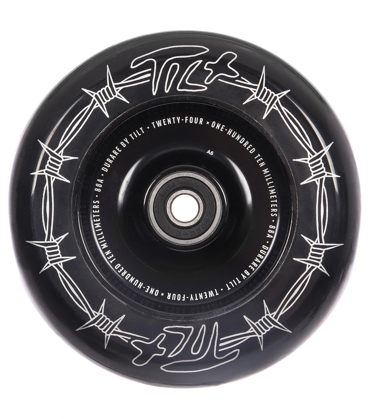 Tilt Durare Barbed Noir 110Mm - Roues Freestyle