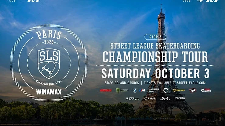Street League Skateboarding Paris 2026 : le skate s'invite à Roland-Garros