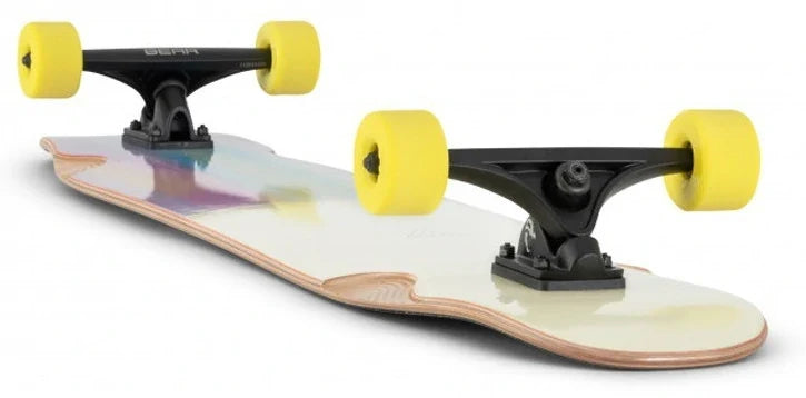 Longboard de dancing Landyachtz Stratus 46 pouces, trucks Bear et roues jaunes