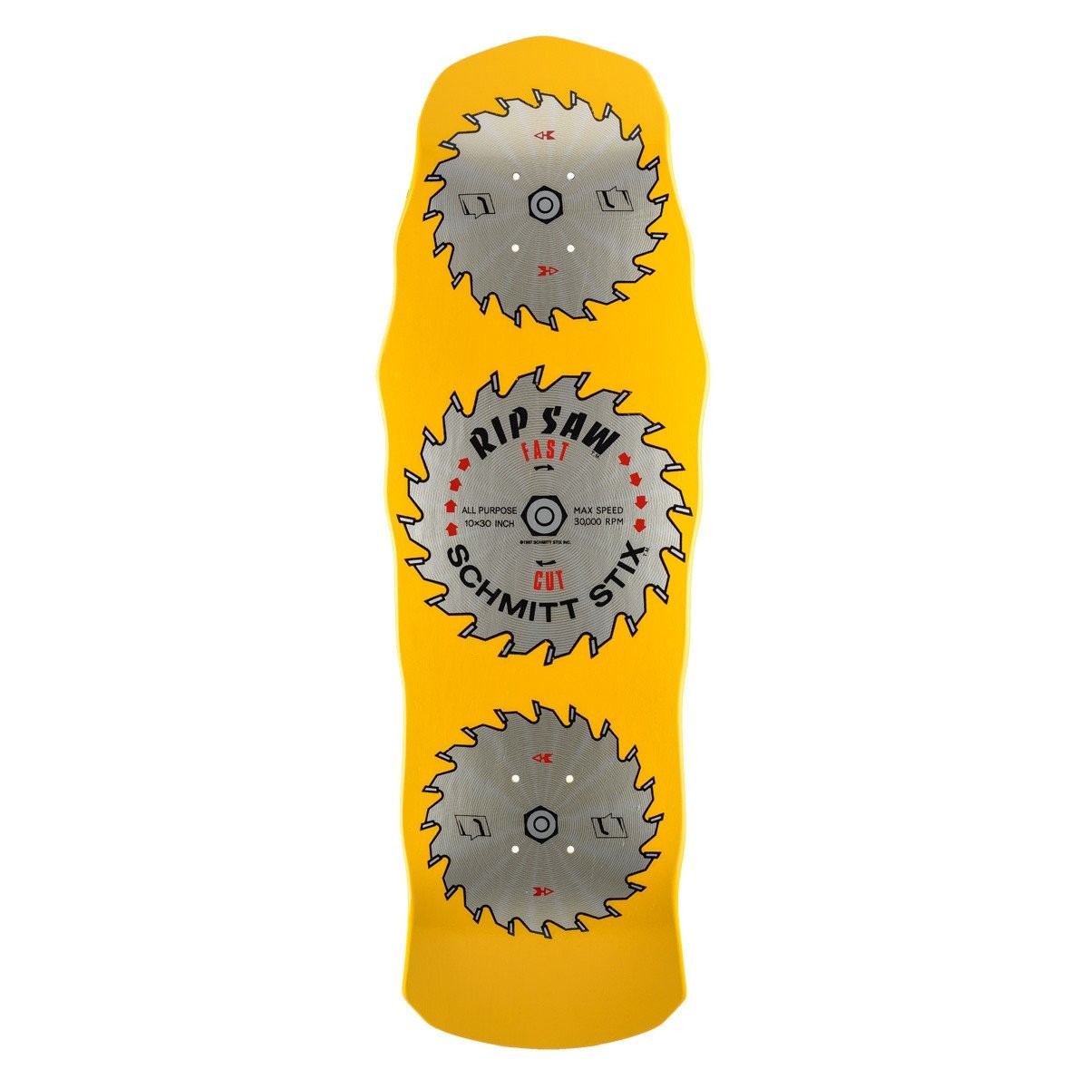 Schmitt Stix Ripsaw Modern Concave 10" Old School Skateboard Deck 1