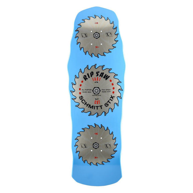 Schmitt Stix Ripsaw Modern Concave 10" Old School Skateboard Deck 6