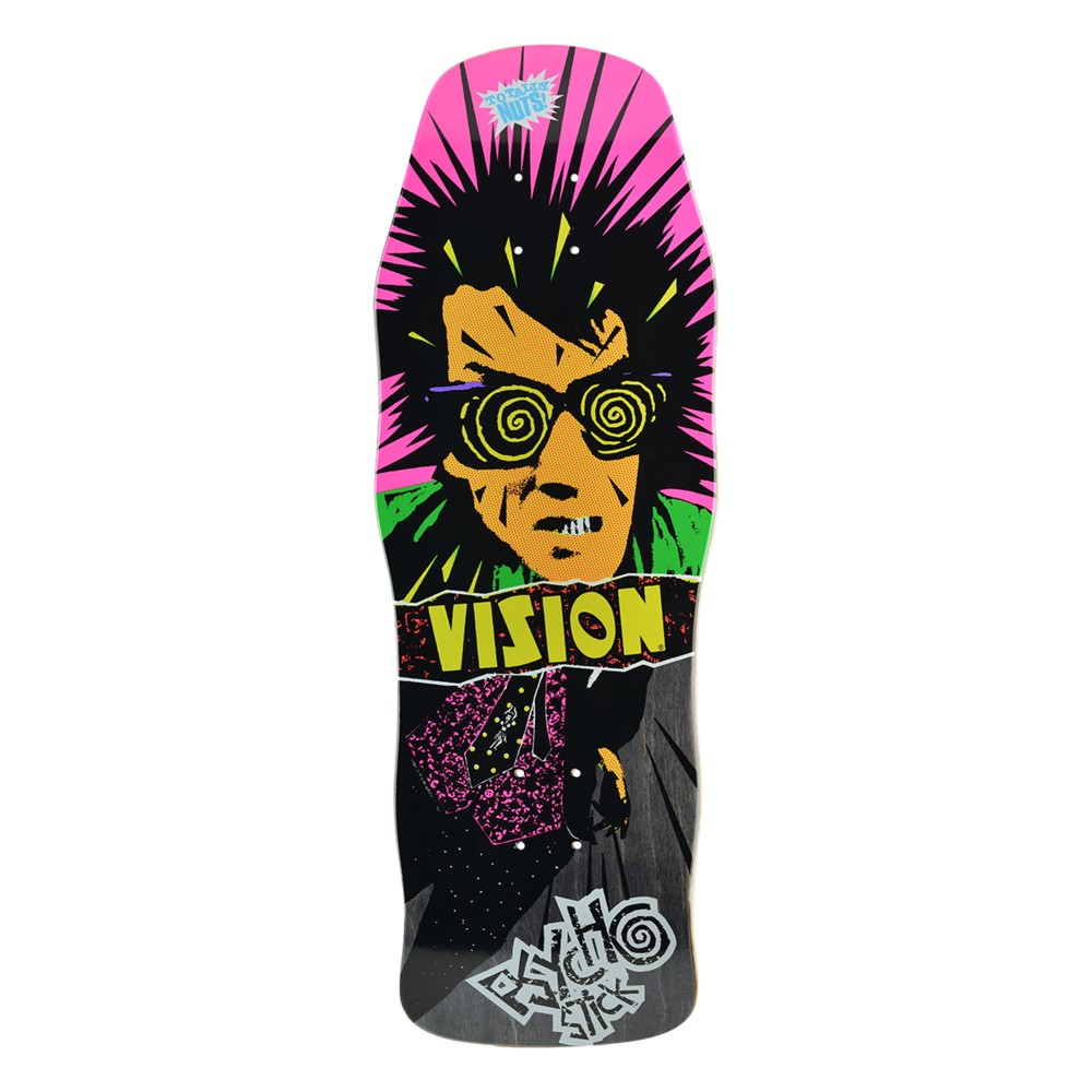 Vision Original Psycho Stick 10" Old School Skateboard Deck 9