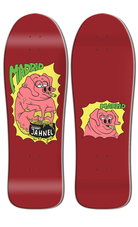 Madrid Bernt Jahnel Pig Reissue Limited Edition 10.125" Old School Skateboard Deck