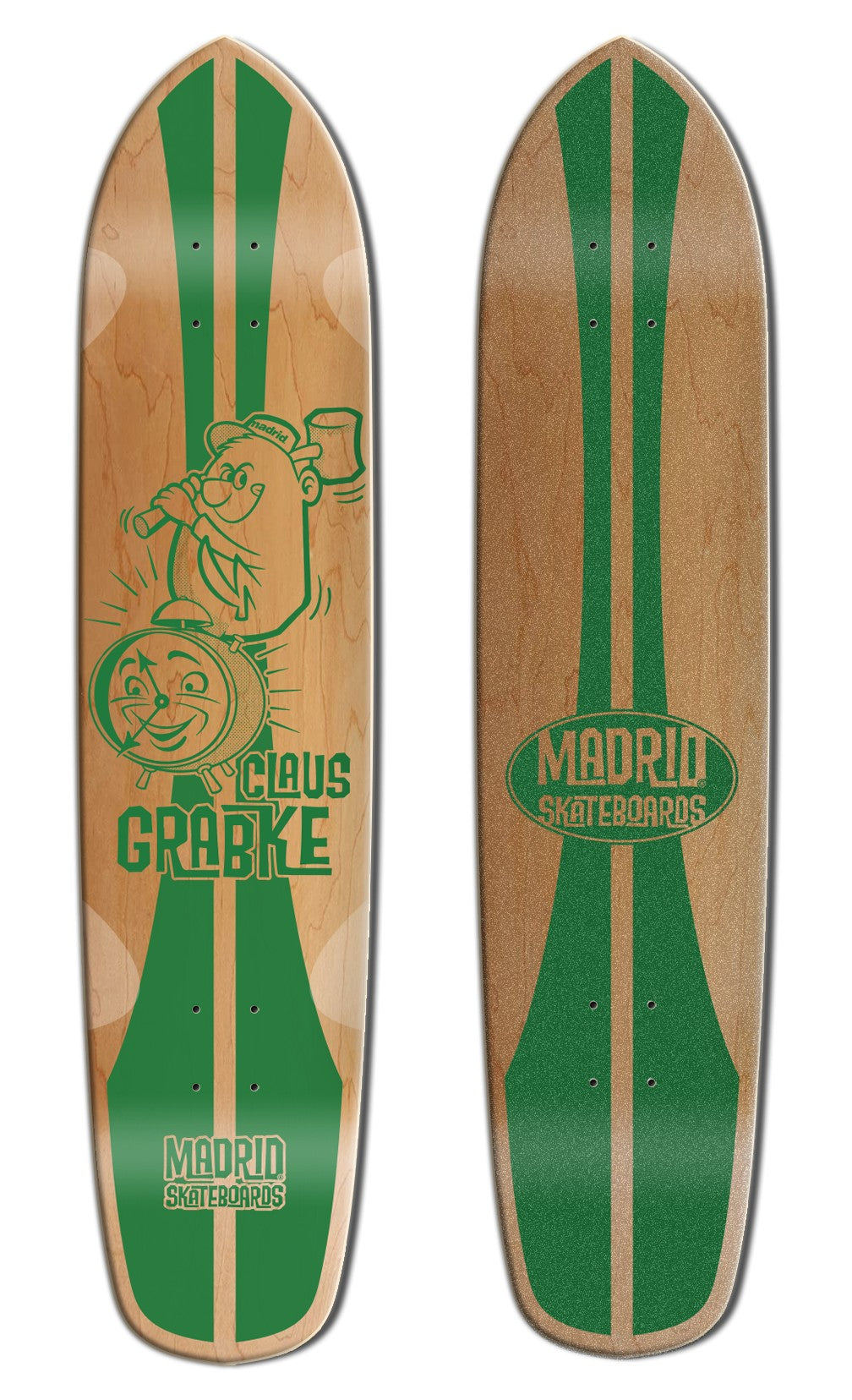 Madrid Claus Grabke Retro Cruiser 7.5" Old School Skateboard Deck