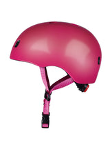 Casque Framboise Brillant - Lumière Led Intégrée