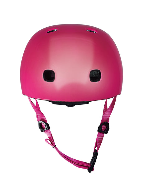 Casque Framboise Brillant - Lumière Led Intégrée