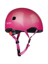 Casque Framboise Brillant - Lumière Led Intégrée