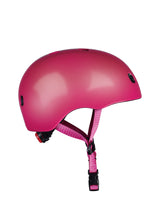 Casque Framboise Brillant - Lumière Led Intégrée