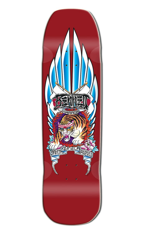 Santa Monica Airlines Limited Edition Bennet Hadara Tiger 9.0" Old School Skateboard Deck 2