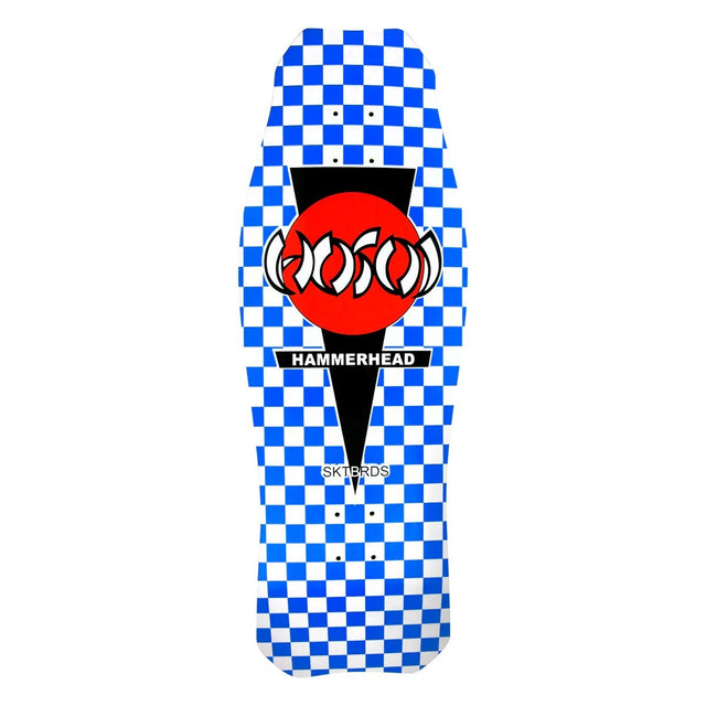 Hosoi Og Hammerhead Checker Blue - Old School Skateboard Deck