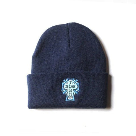 Dogtown Blue Cross Patch Beanie