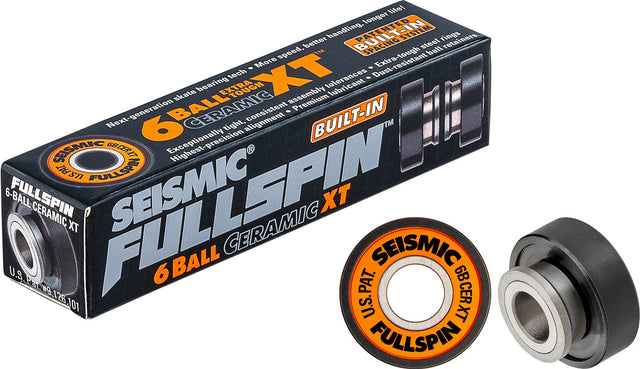 Seismic Fullspin 6-Ball Ceramic Xt Built-In Roulements (Set Of 8)