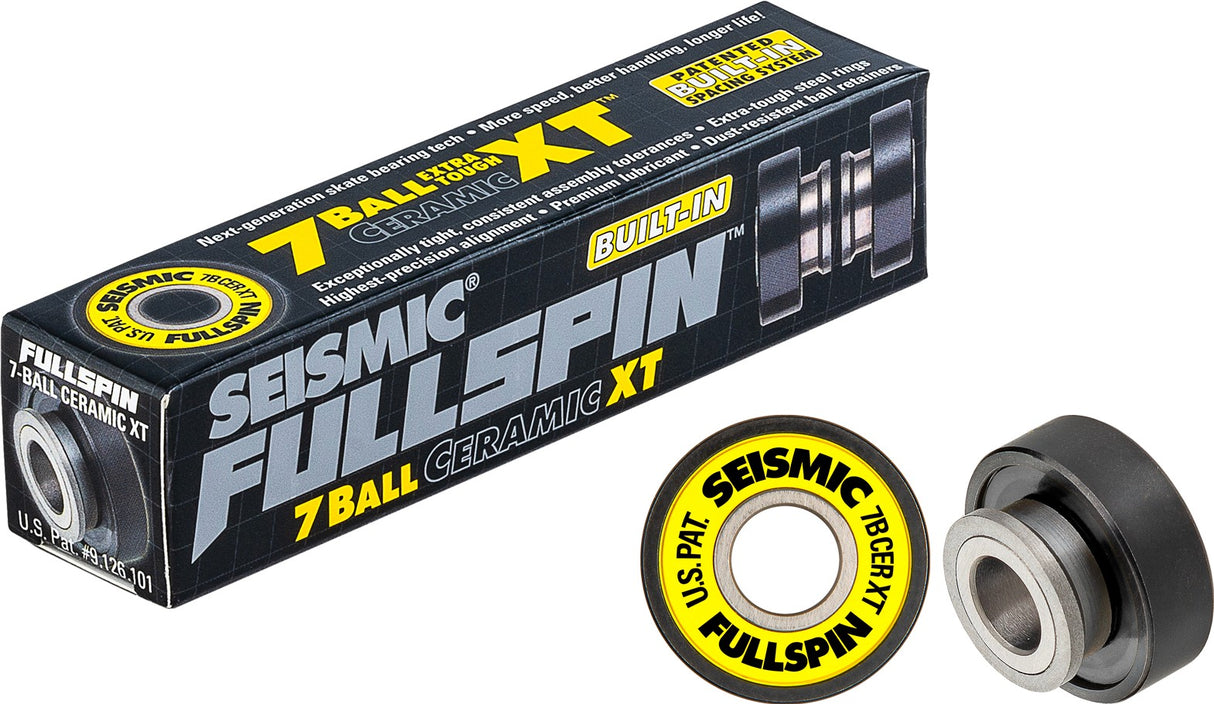 Seismic Fullspin 7-Ball Ceramic Xt Built-In Roulements (Set Of 8)