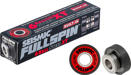 Seismic Fullspin 6-Ball Steel Xt Built-In Roulements (Set Of 8)