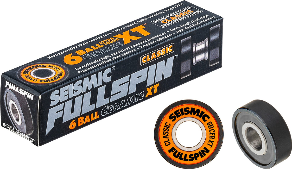 Seismic Fullspin 6-Ball Ceramic Xt Classic Roulements (Set Of 8)