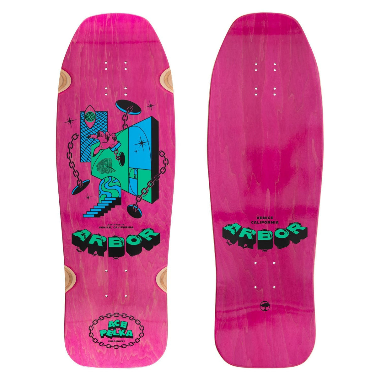 Arbor Ace Pelka Fibonacci 10.0" Skateboard Deck