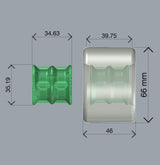 Pantheon Sliders 66Mm Longboard Roues