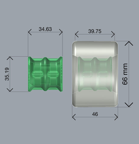 Pantheon Sliders 66Mm Longboard Roues