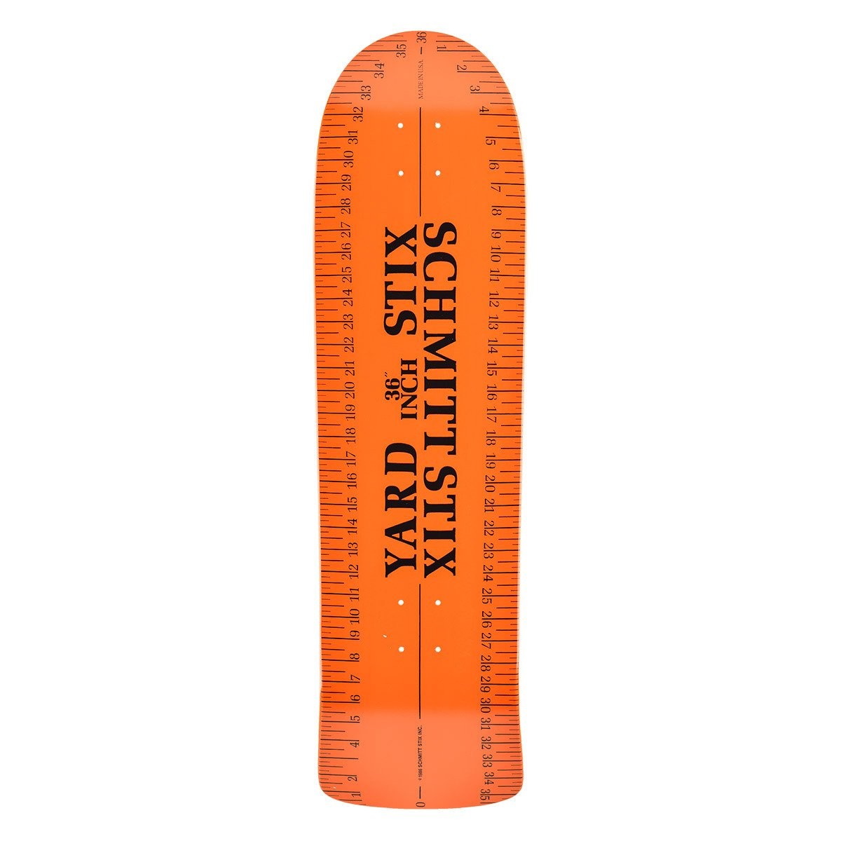 Schmitt Stix Yard Stick 9.625" - Old School Skateboard Deck 1