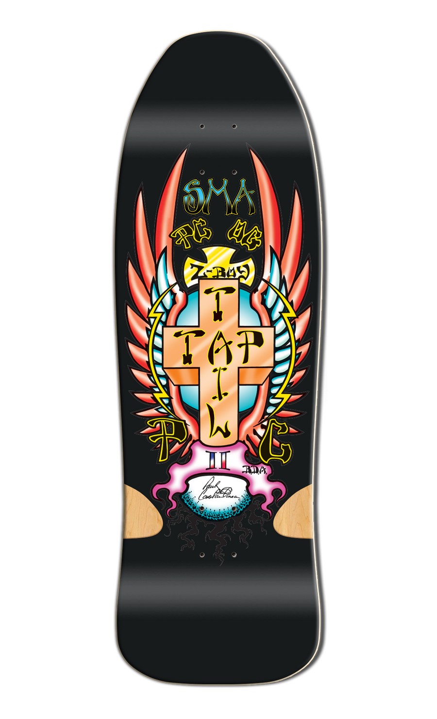 Santa Monica Airlines Series 3 Paul Constantineau 9.5" Old School Skateboard Deck 1