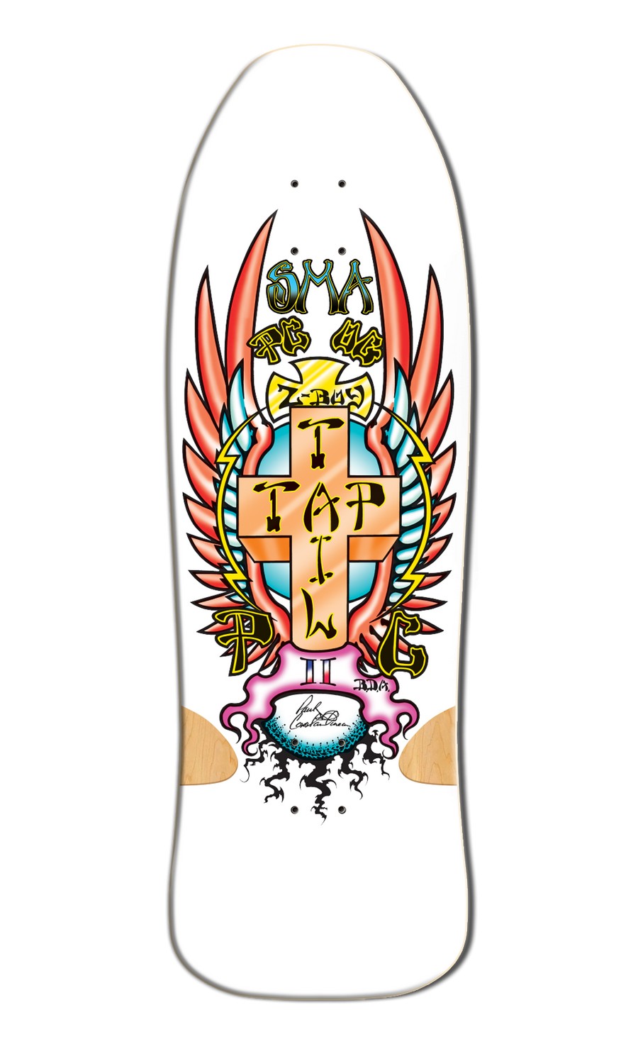 Santa Monica Airlines Series 3 Paul Constantineau 9.5" Old School Skateboard Deck 2