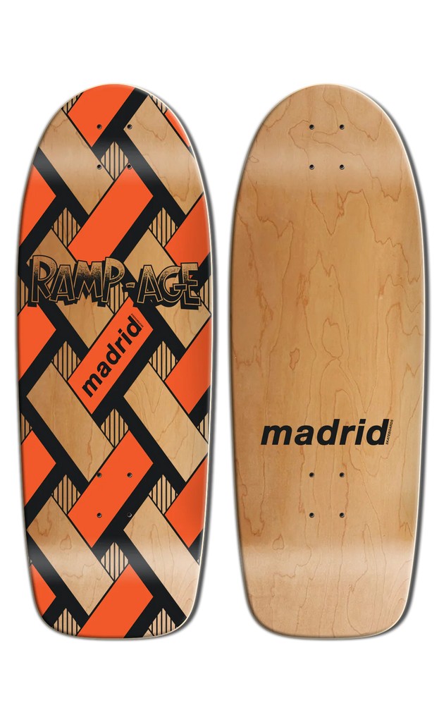 Madrid Original Og Rampage 9.5" Old School Skateboard Deck