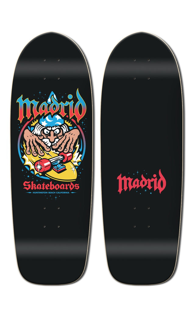 Madrid Falu Carolei Limited Edition Wizard 9.5" Old School Skateboard Deck