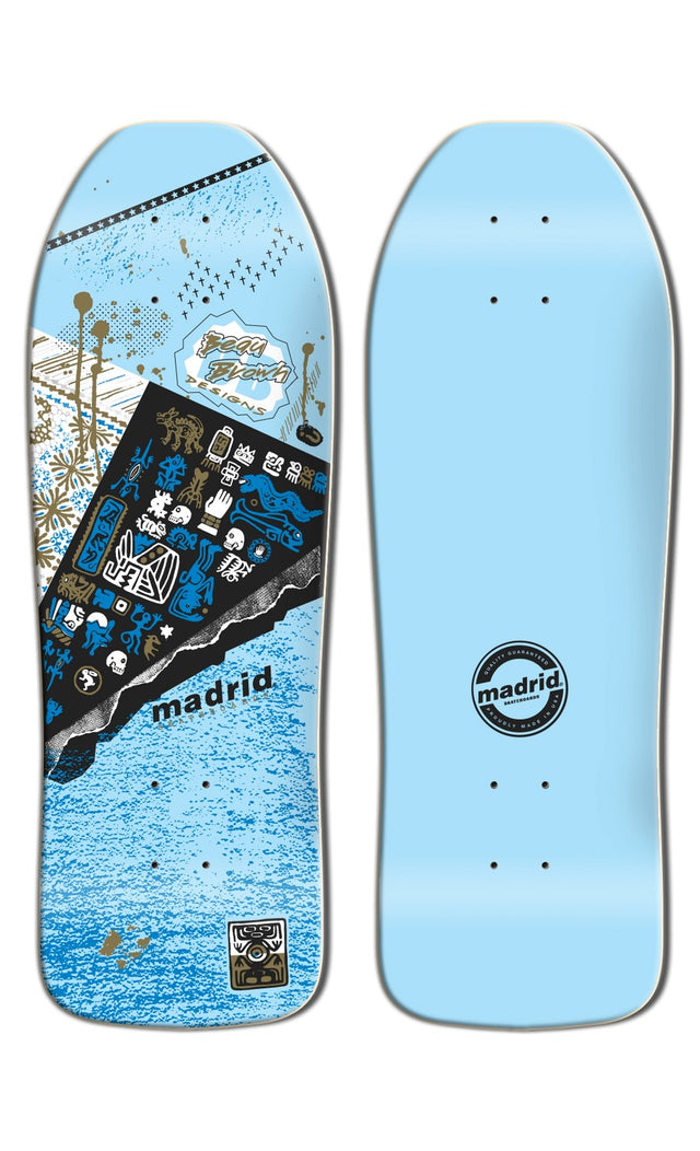 Madrid Beau Brown Mayan 10.0" Old School Skateboard Deck