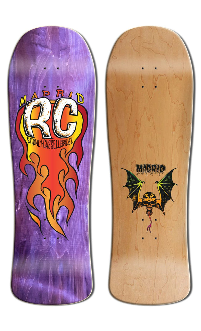 Madrid Rodney Cassell Fireball 10.0" Old School Skateboard Deck