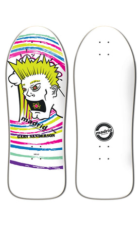 Madrid Gary Sanderson Atomic 10.625" Old School Skateboard Deck