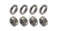 Seismic Fullspin High-Precision Xt Steel Axle Spacers (Set Of 8)