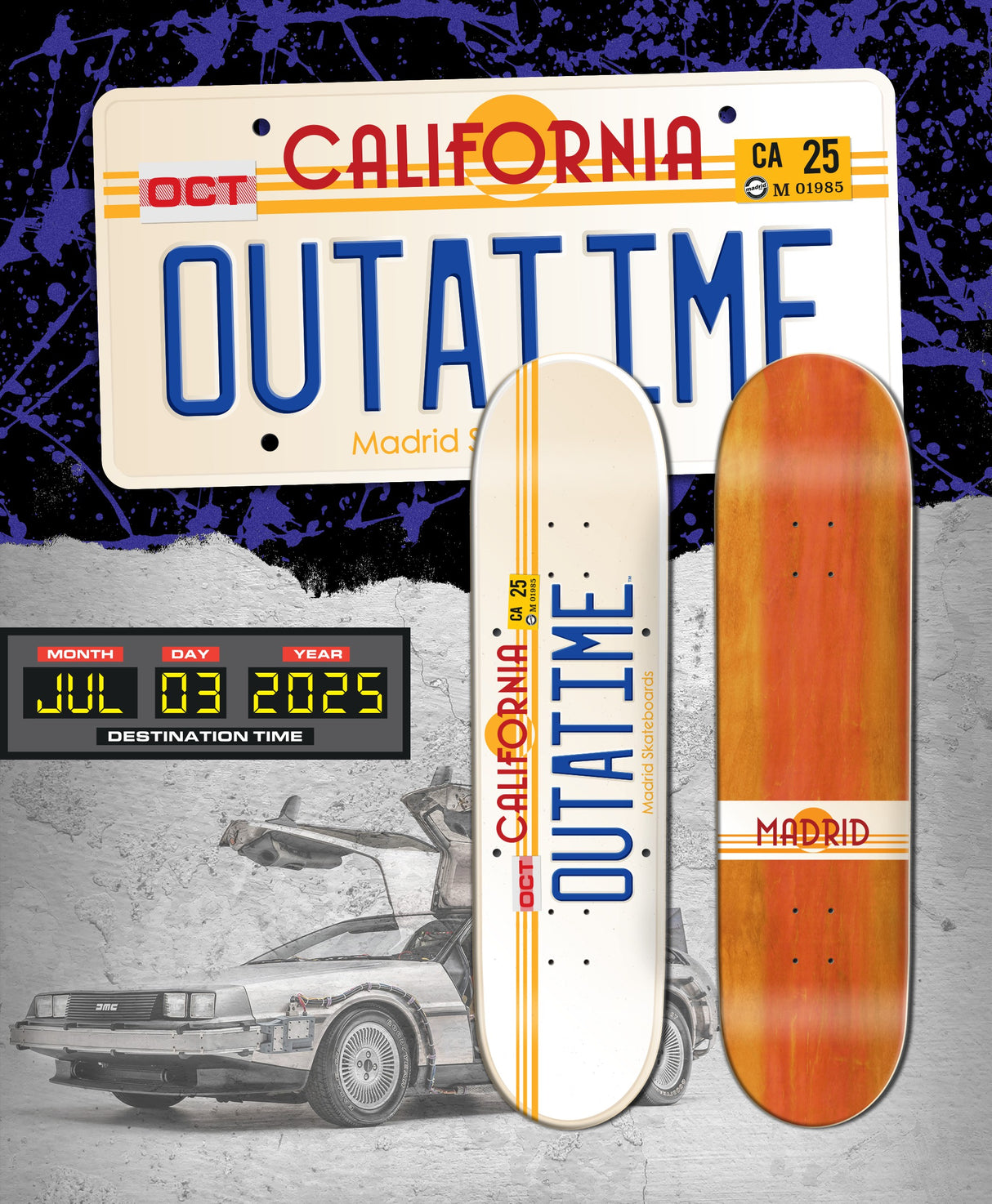 Madrid Outatime 8.25" Skateboard Deck