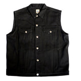 Dogtown Cross Logo Denim Vest