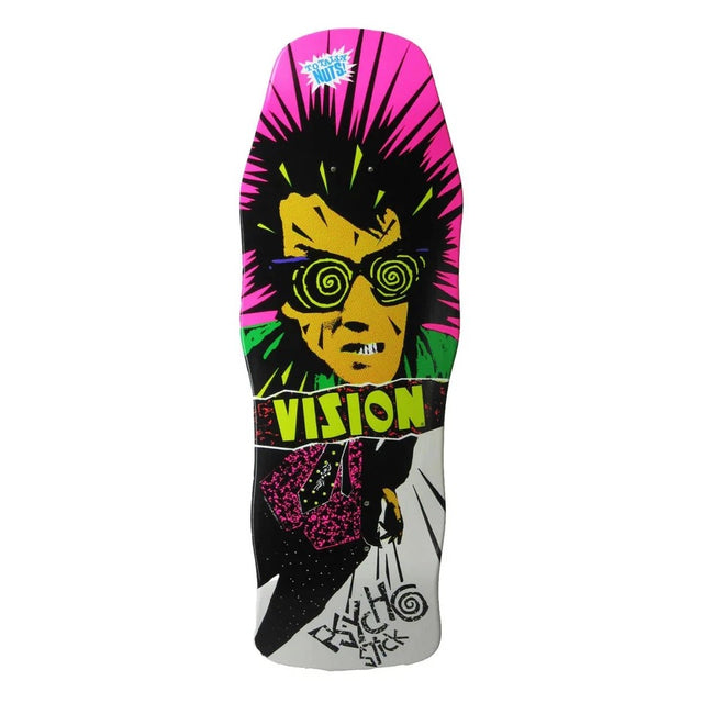 Vision Psycho Stick Modern Concave 10" Old School Skateboard Deck 2