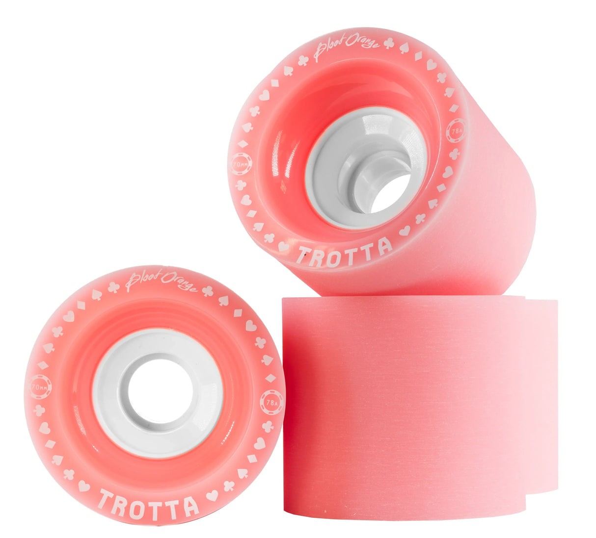 Blood Orange Trotta Pro Series 70Mm 78Aa Longboard Roues