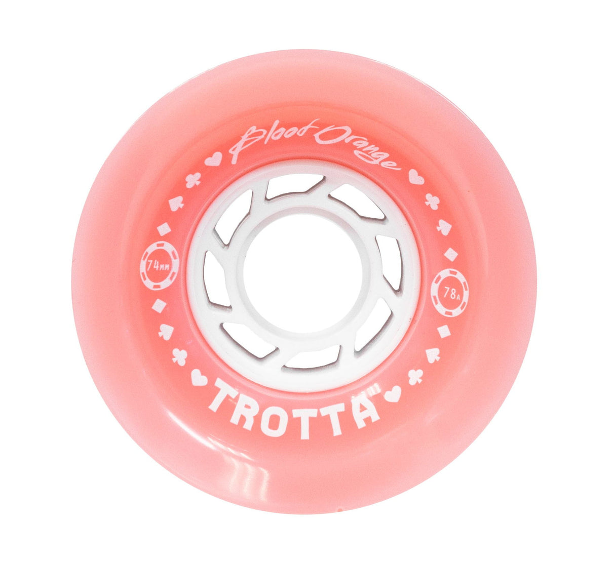 Blood Orange Trotta Pro Series 74Mm 78Aa Longboard Roues