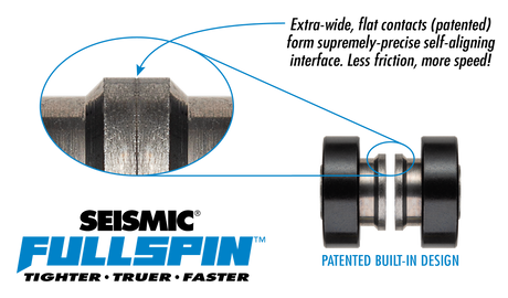 Seismic 7-Ball Ceramic Pro Spec Built-In Bearings