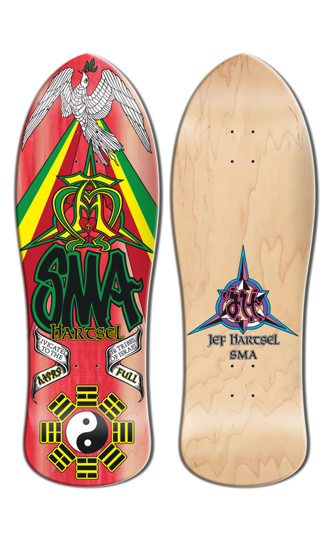 Santa Monica Airlines Jef Hartsel 10.25" Old School Skateboard Deck 2