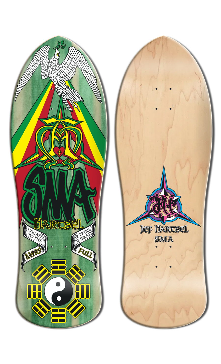 Santa Monica Airlines Jef Hartsel 10.25" Old School Skateboard Deck