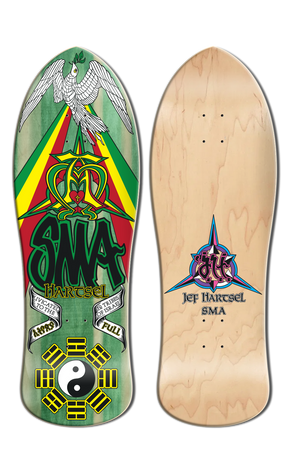 Santa Monica Airlines Jef Hartsel 10.25" Old School Skateboard Deck