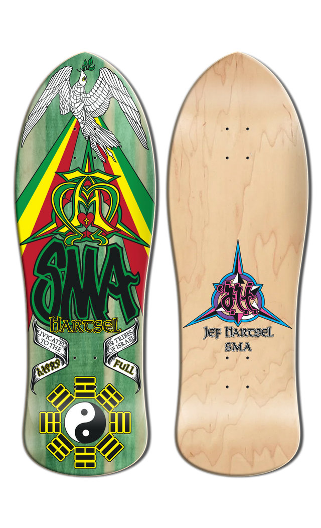 Santa Monica Airlines Jef Hartsel 10.25" Old School Skateboard Deck
