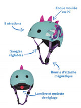 Casque Dragon 3D - Boucle Magnétique / Lumière Led Intégrée