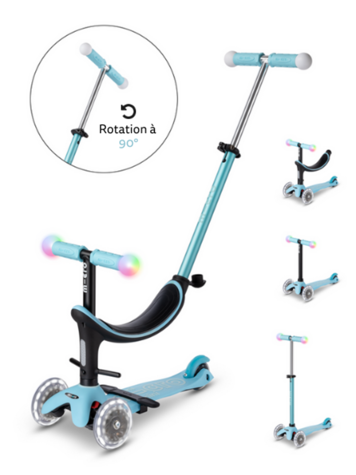 Mini 3En1 Revolution Deluxe Magic Led - Bleu